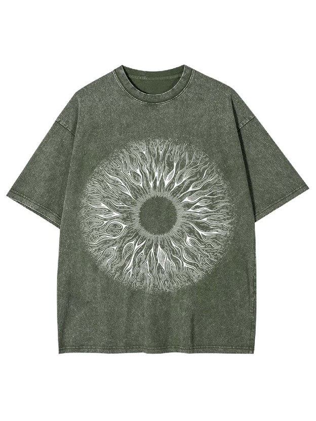 Hypnotic Eye of Chaos Washed Tshirt