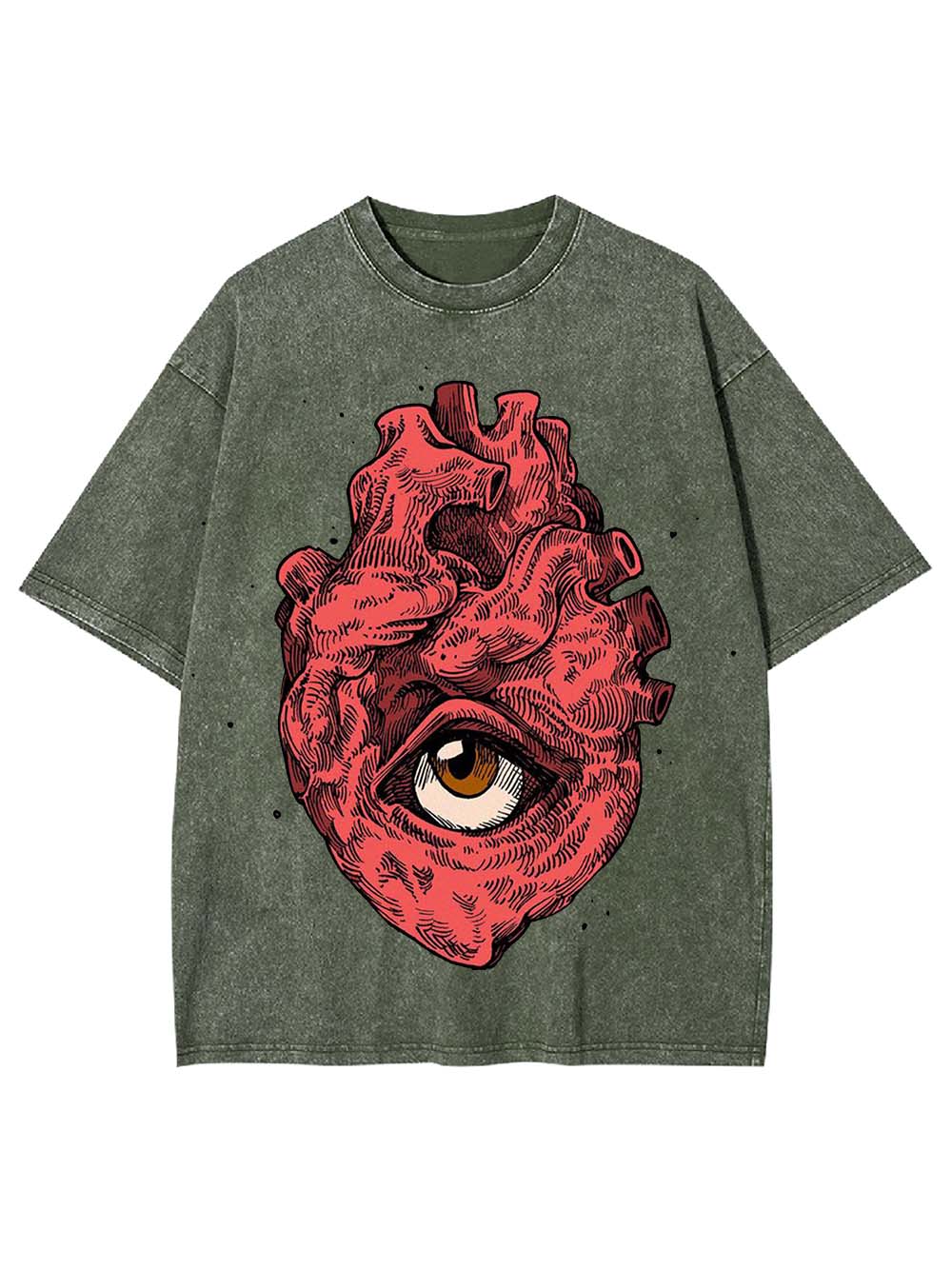 Heart Vision Washed Tshirt