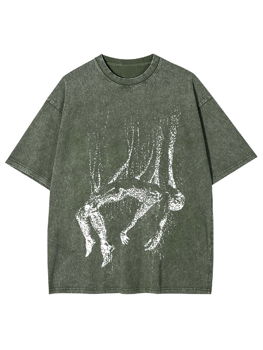 Falling Into Void Washed Tshirt