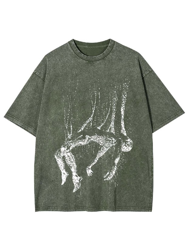 Falling Into Void Washed Tshirt