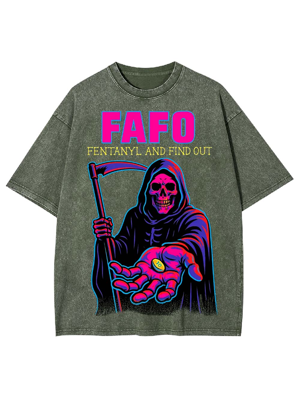 FAFO: Fentanyl And Find Out Washed Tshirt
