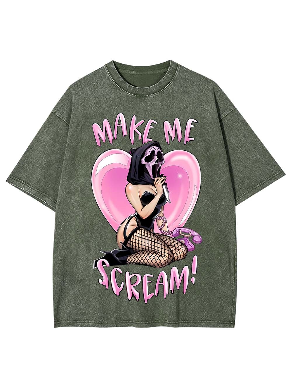Make Me Scream! Washed Tshirt