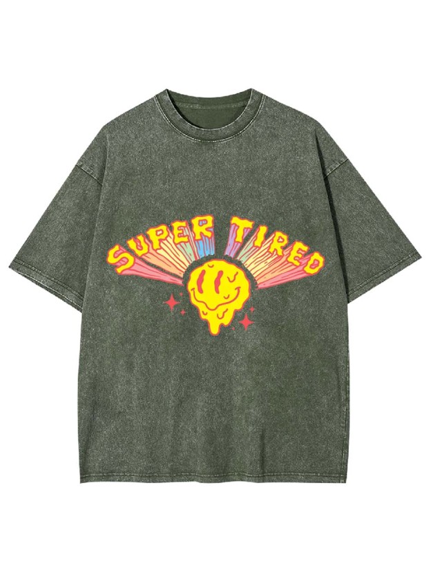 Super Tired Washed Tshirt