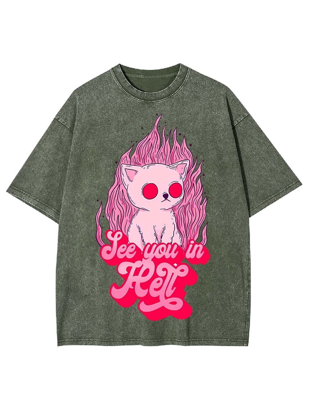 SEE YOU IN HELL WASHED TSHIRT