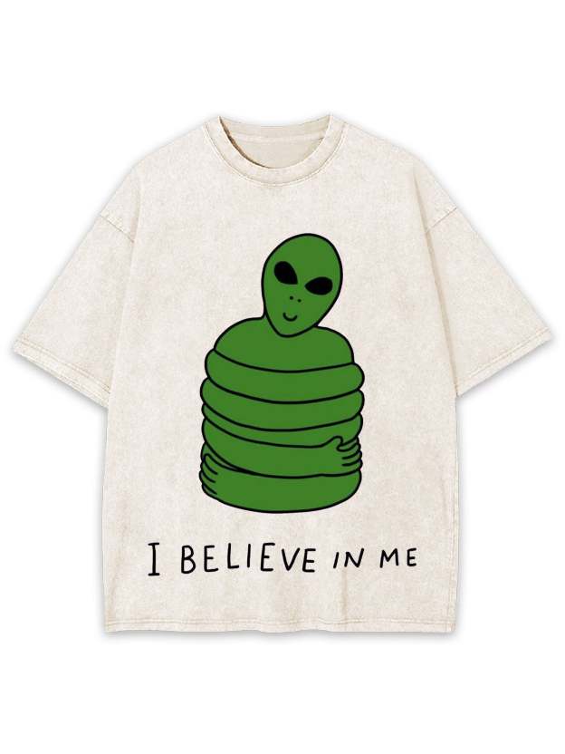 I Believe In Me Washed Tshirt
