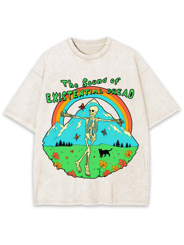The Sound Of Existential Dread Washed Tshirt