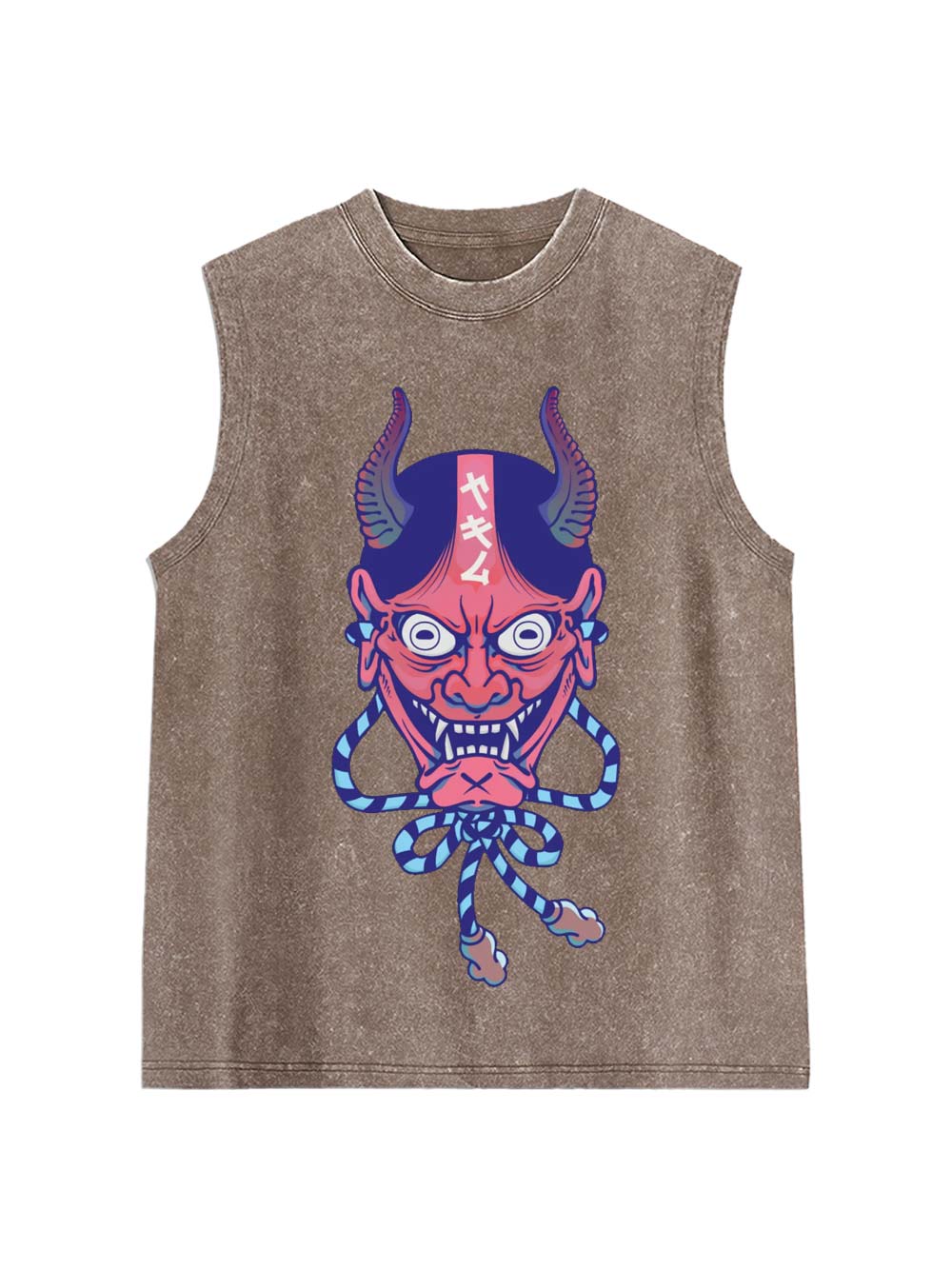 HANNYA MASK Washed Tank Top