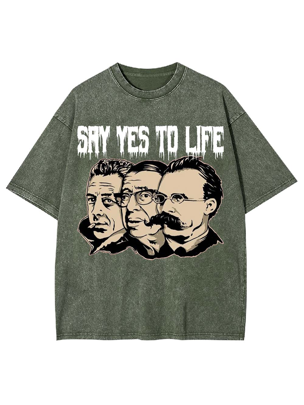 Say Yes to Life Washed Tshirt