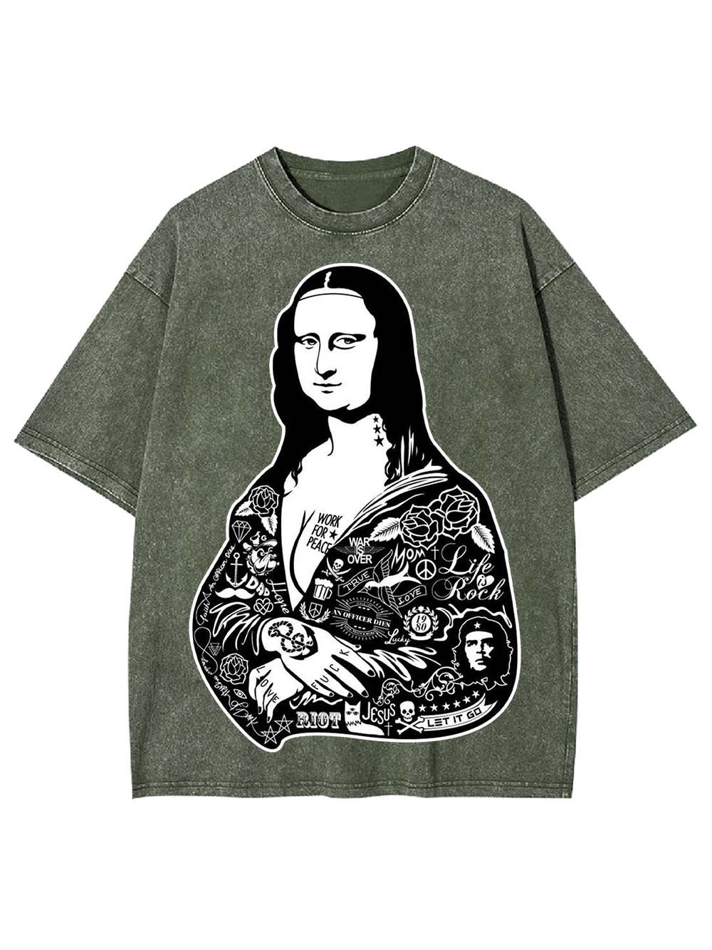 Peace and Faith Washed Tshirt