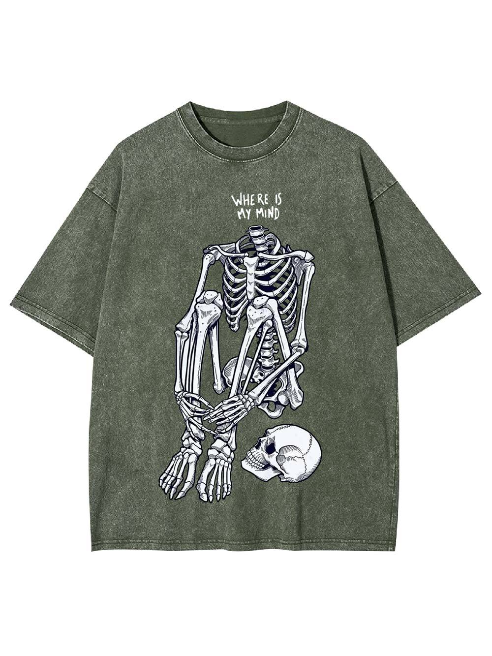 Where Is My Mind Washed Tshirt