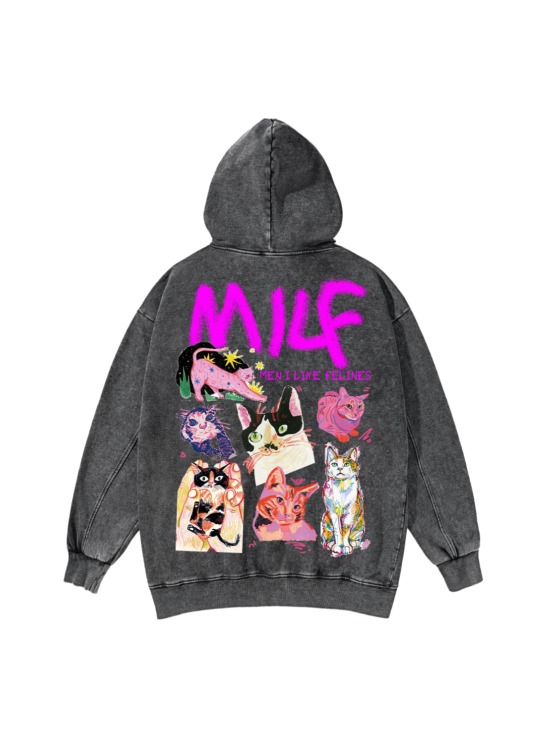 Milf Washed Hoodie