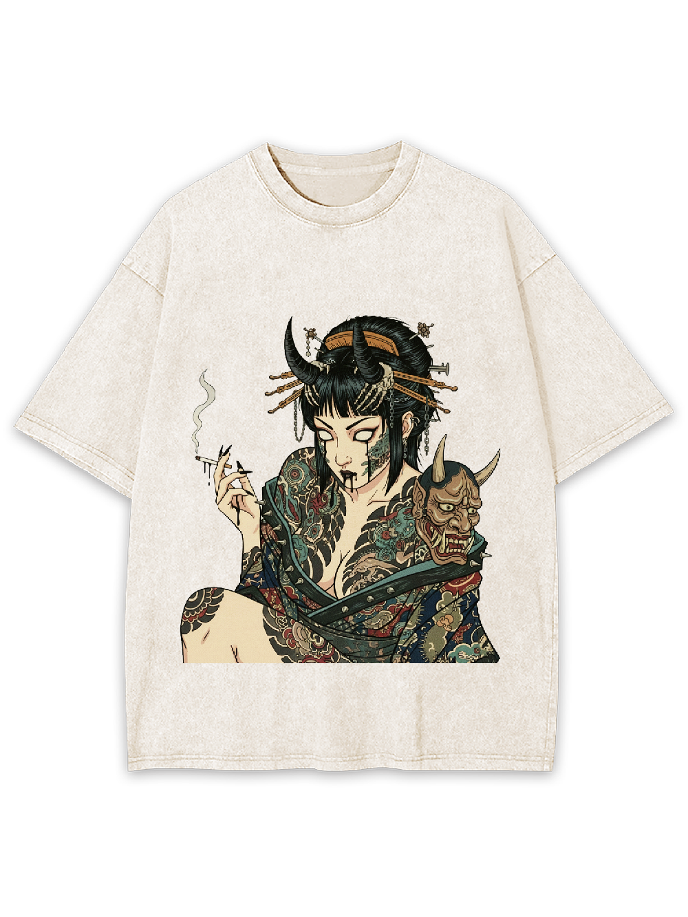 Hellfire Elegance Washed Tshirt