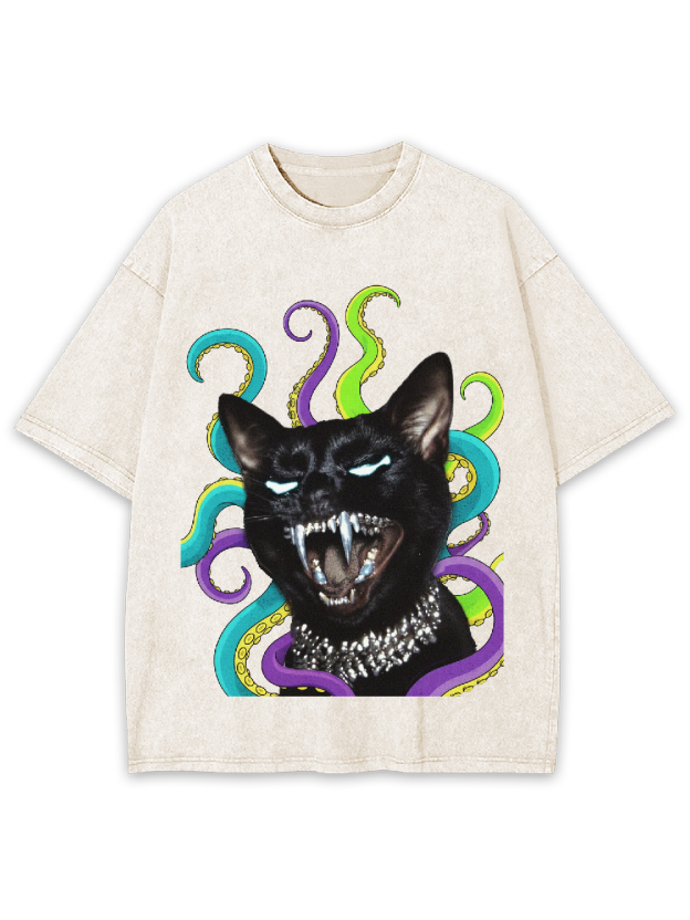 Hiss and Claw Washed Tshirt