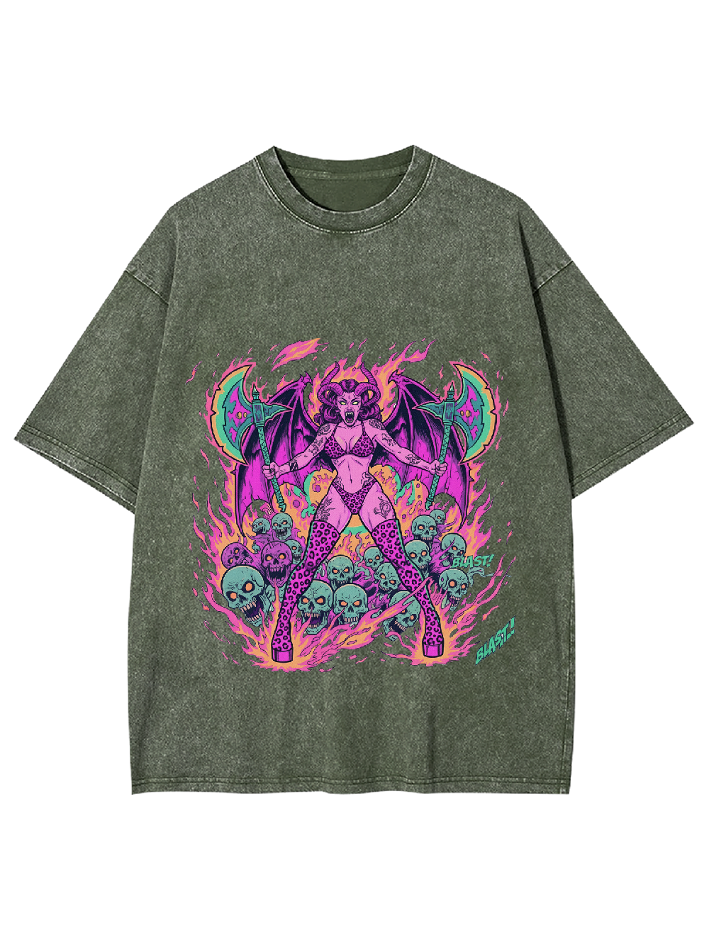 Infernal Queen Washed Tshirt