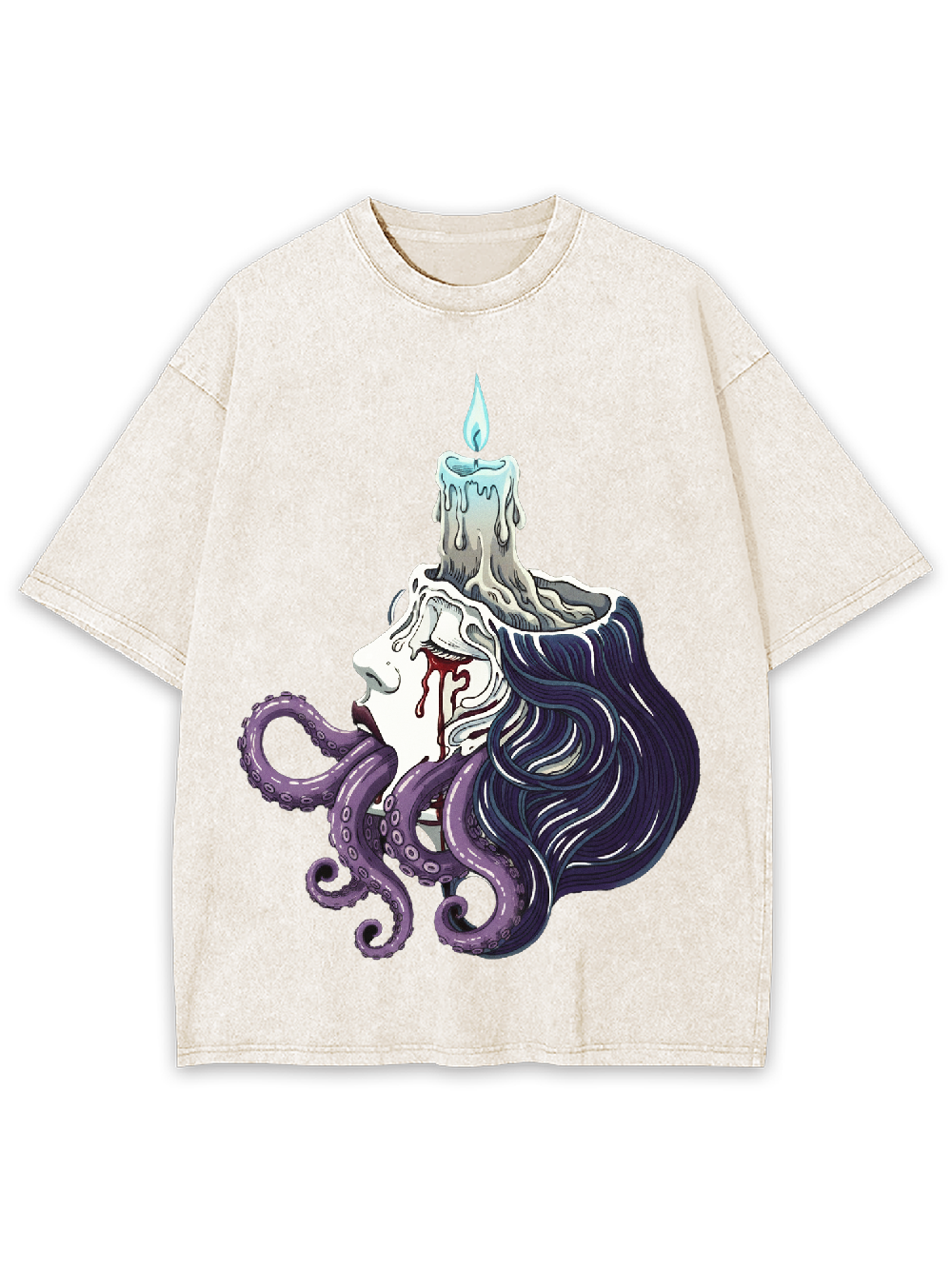 Abyssal Flame Washed Tshirt