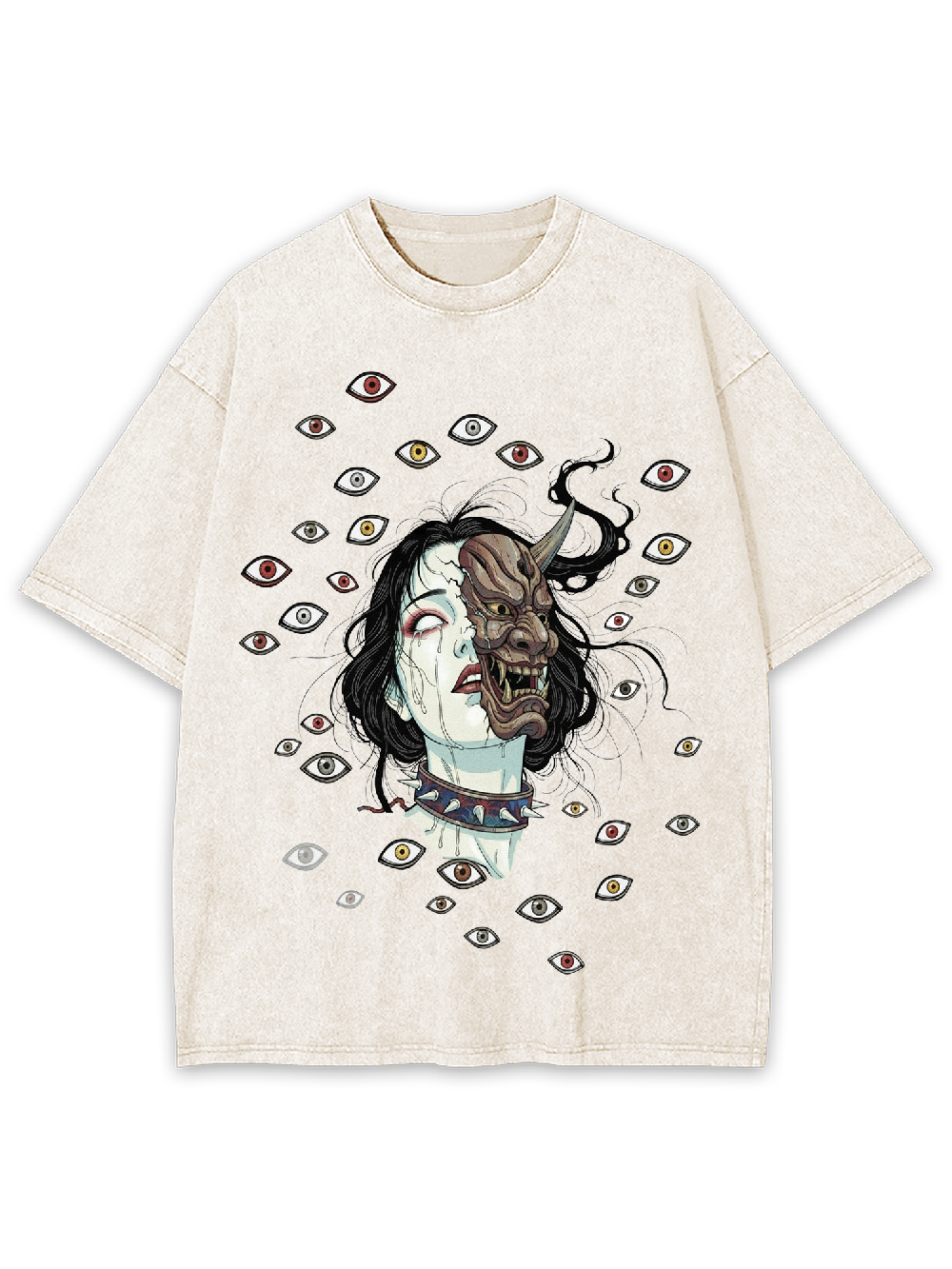 Gaze of the Demon Washed Tshirt