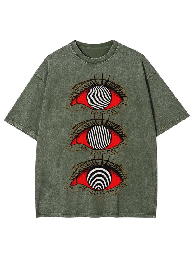 Hypnotic Gaze Washed Tshirt