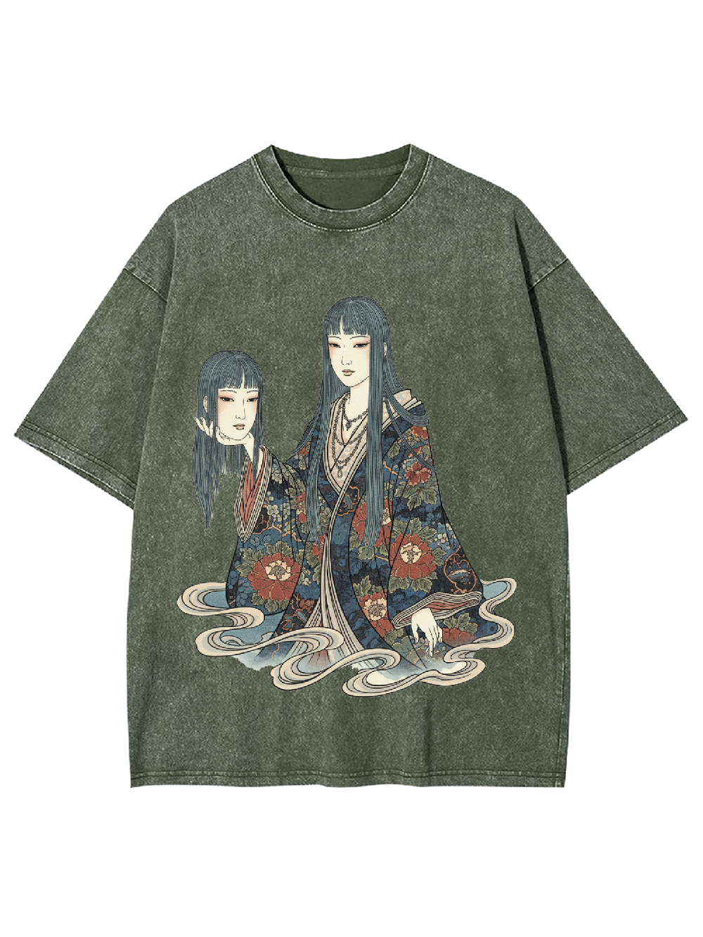 Dual-Faced Phantom Washed Tshirt