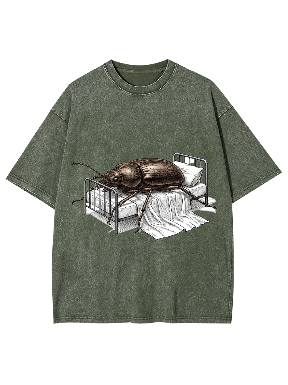Bedbound Beetle Washed Tshirt
