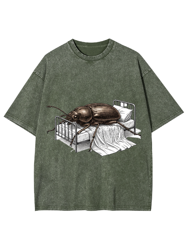 Bedbound Beetle Washed Tshirt