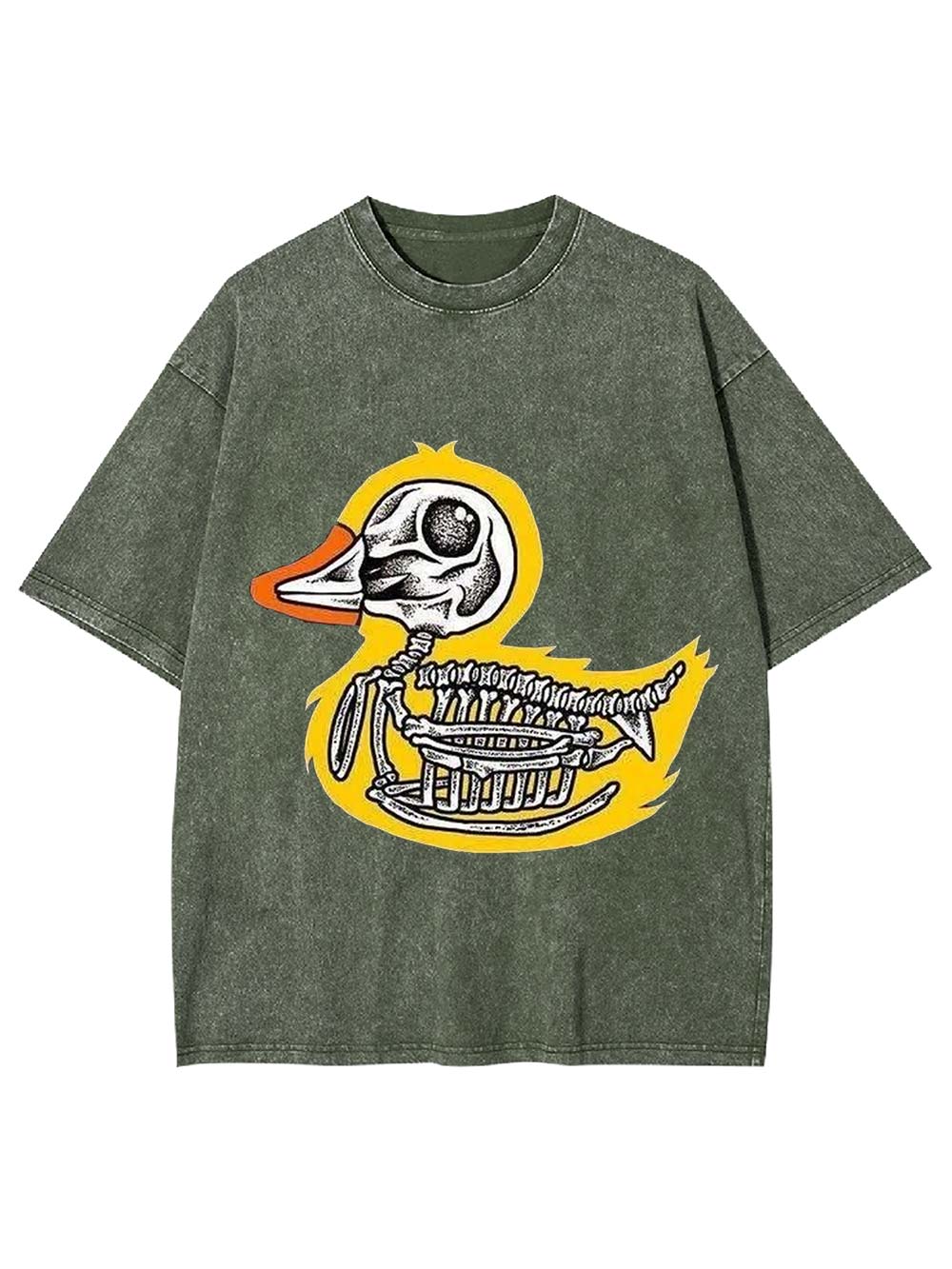 Skeleton Duck Washed Tshirt
