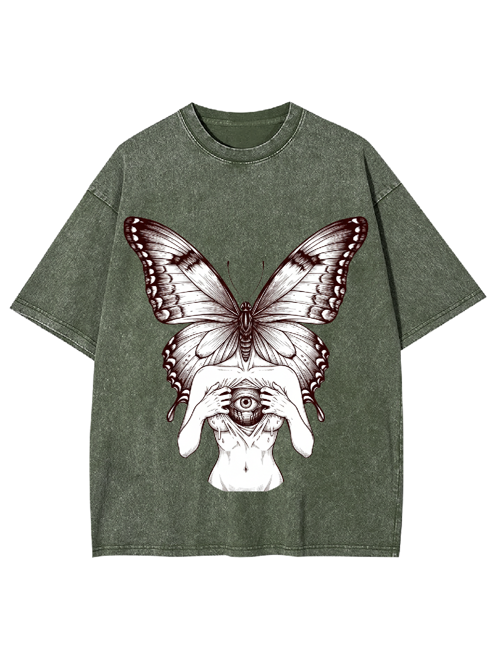 Butterfly Vision Washed Tshirt