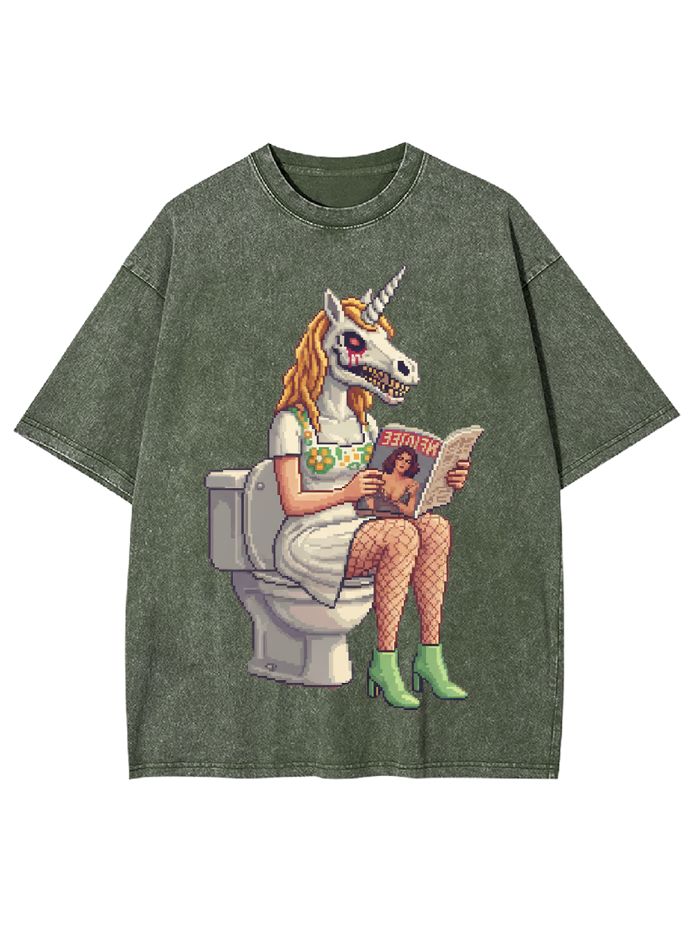 Unicorn Oddity Washed Tshirt