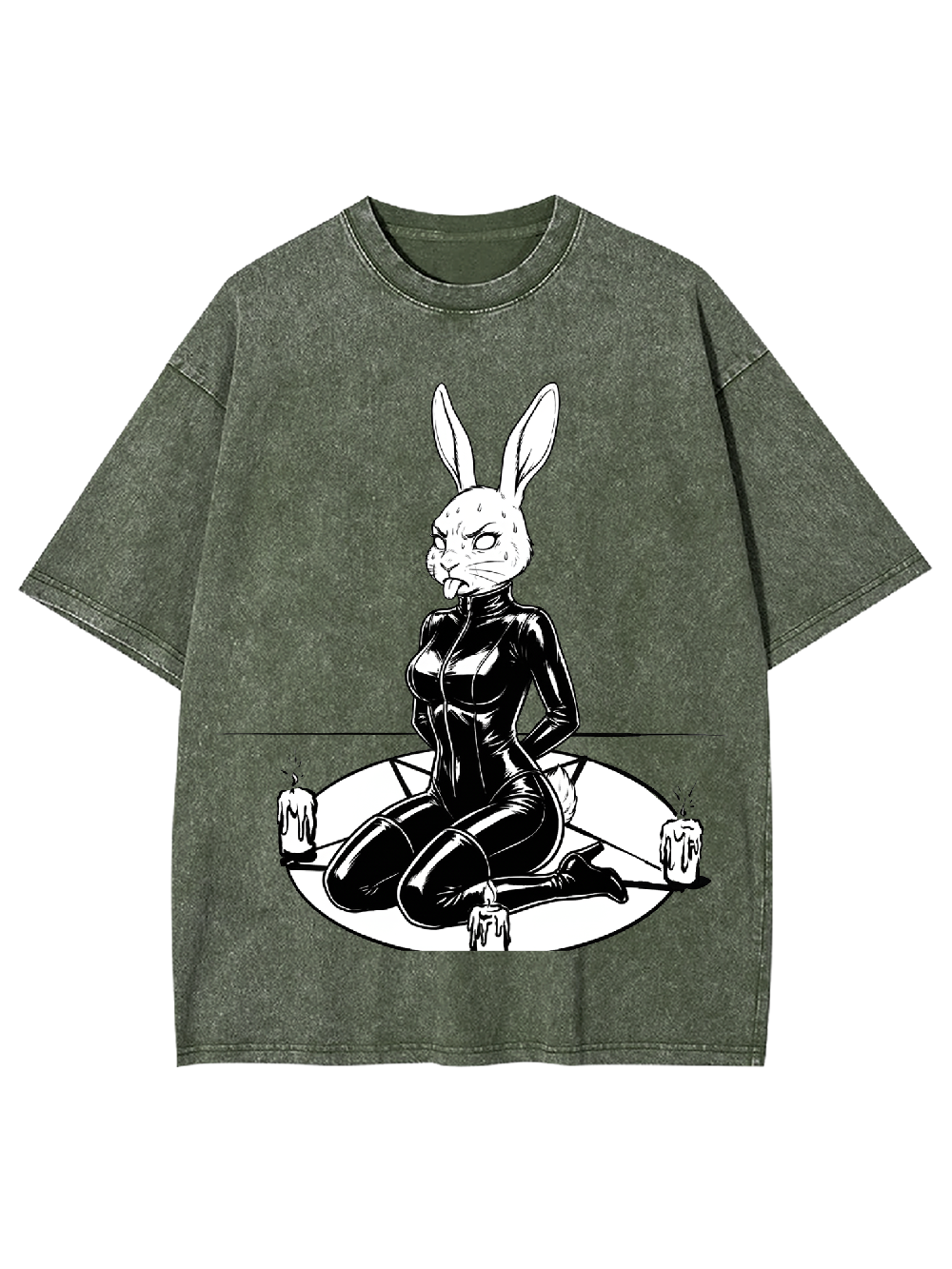 Occult Bunny Washed Tshirt
