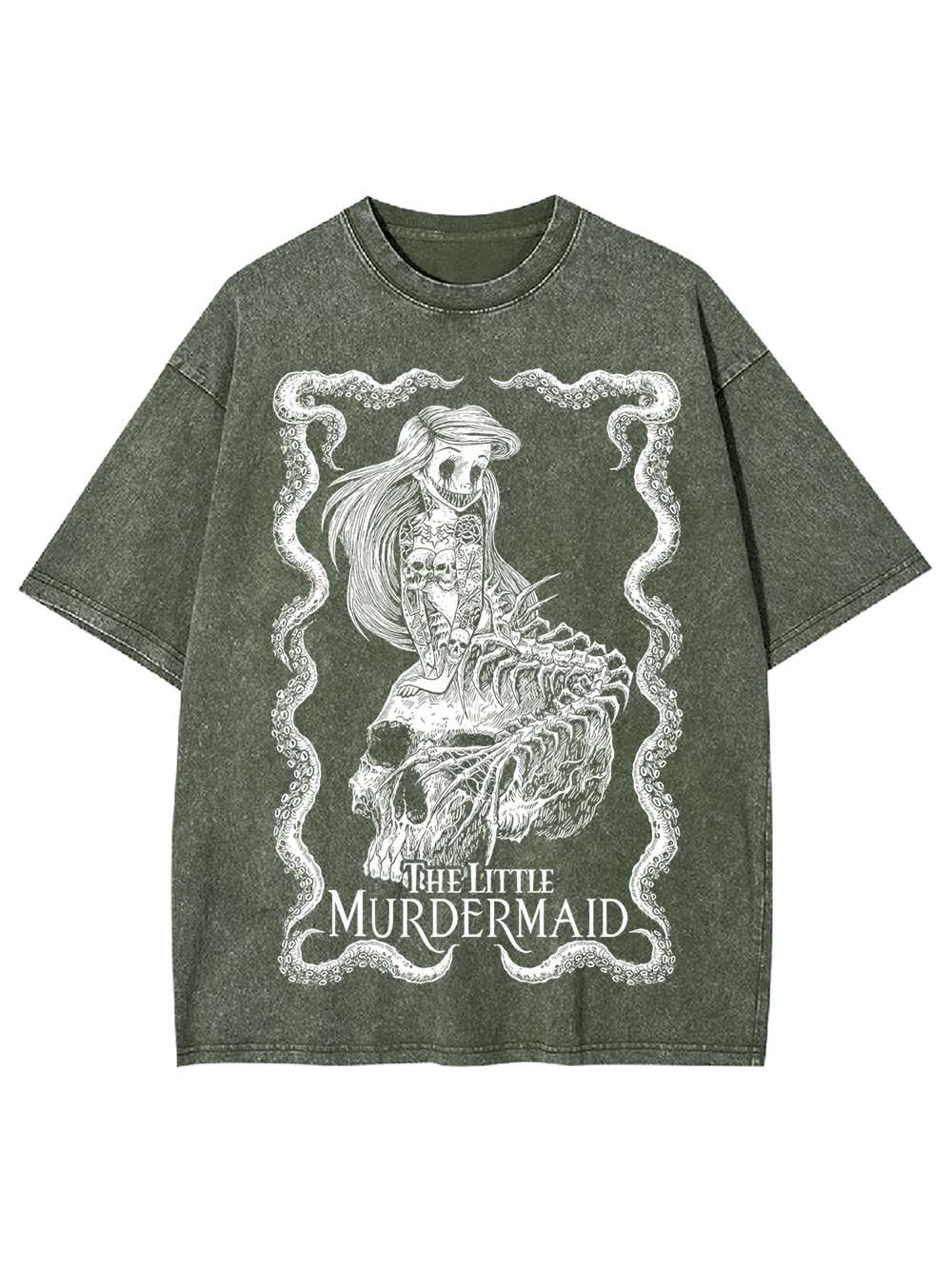 Dark Mermaid Tales Washed Tshirt
