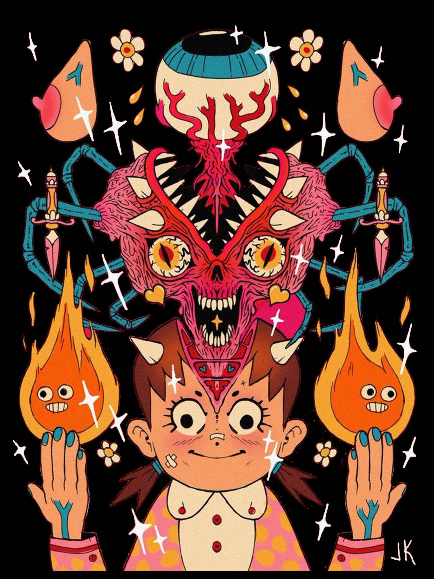 Monster Washed Tshirt