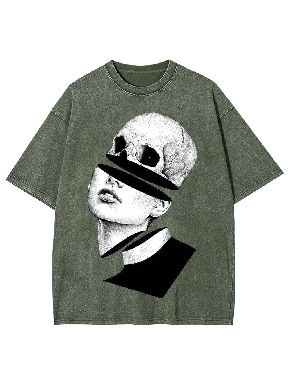 Skeletal Reflection Washed Tshirt