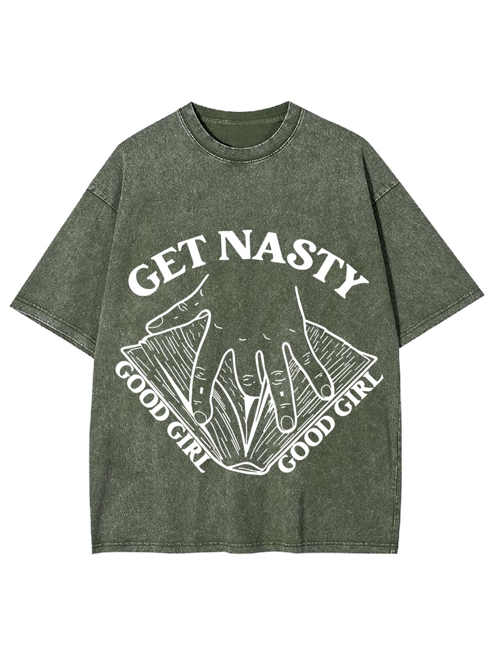 Get Nasty Good Girl Washed Tshirt