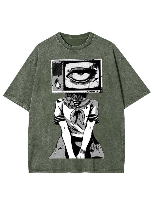 Eye On Screen Washed Tshirt