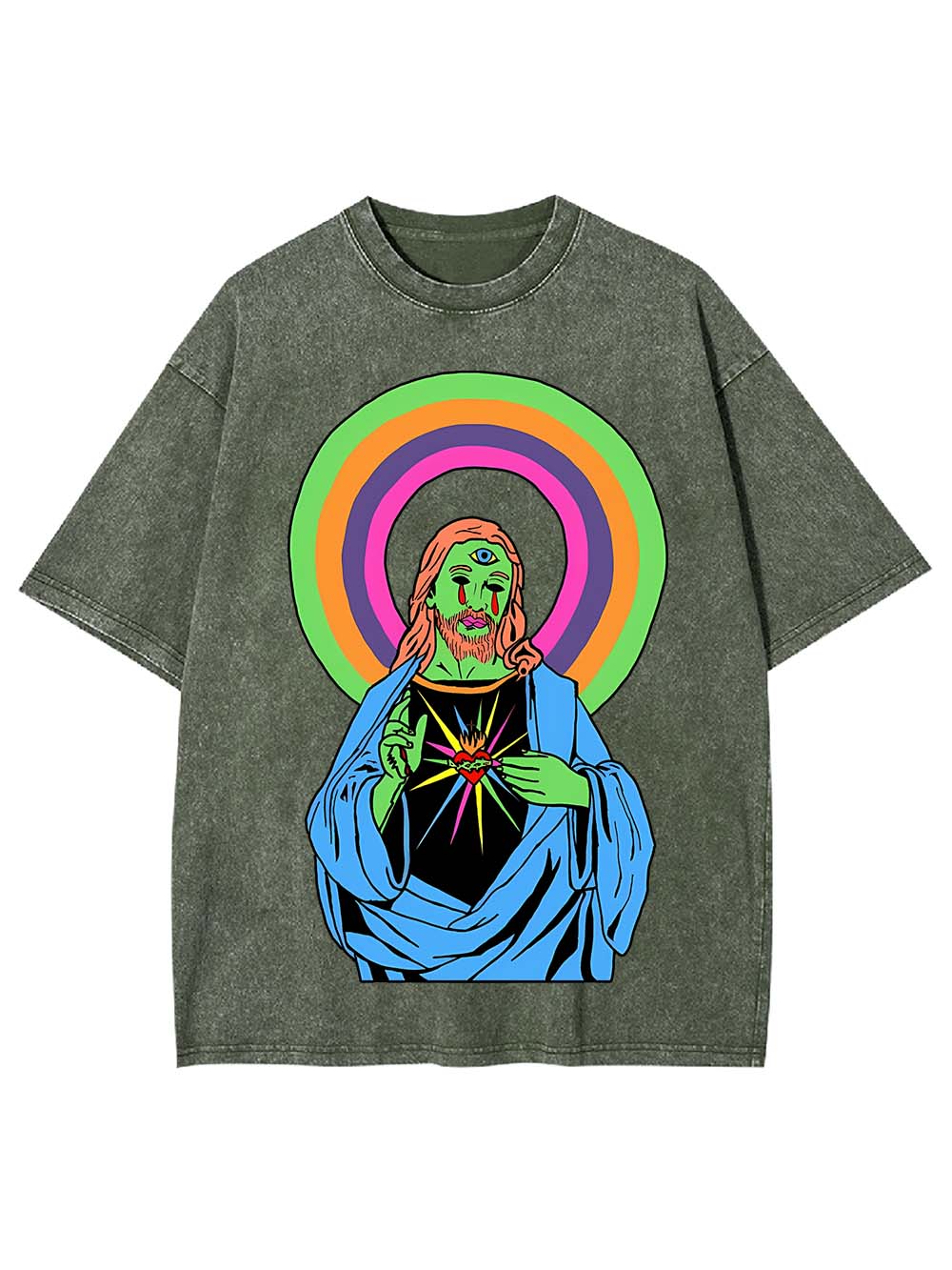 DIVINE VISION WASHED TSHIRT