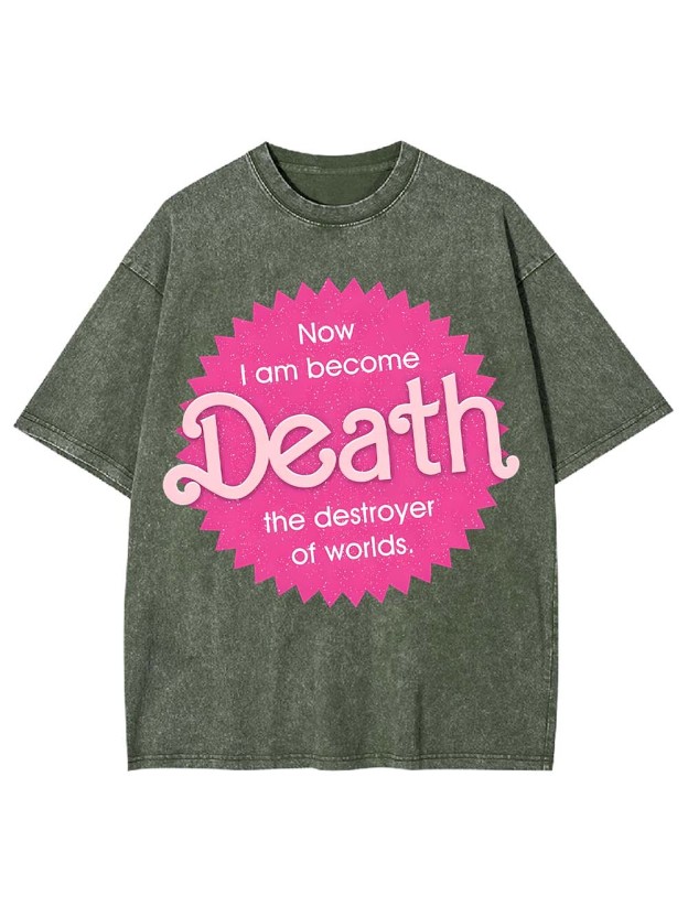 Sparkly Harbinger of Death Washed Tshirt