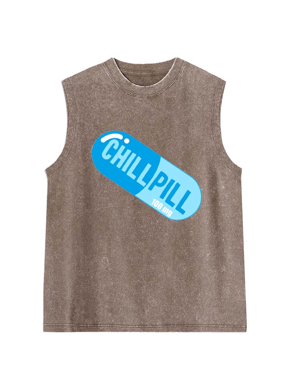 Chill Pill Washed Tank Top