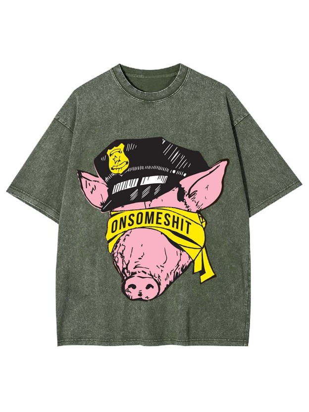 Onsomeshit Washed Tshirt Onsomeshit