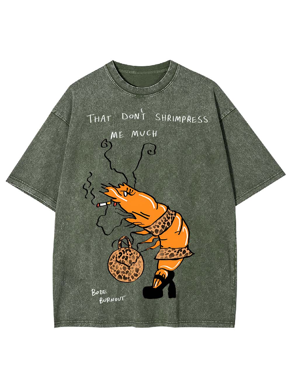 Shrimpress Attitude Washed Tshirt