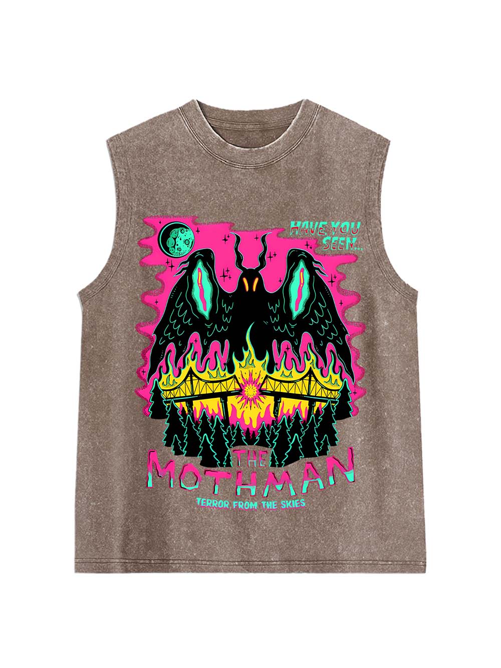Mothman Washed Tank Top