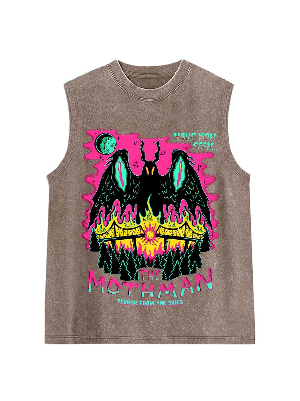 Mothman Washed Tank Top
