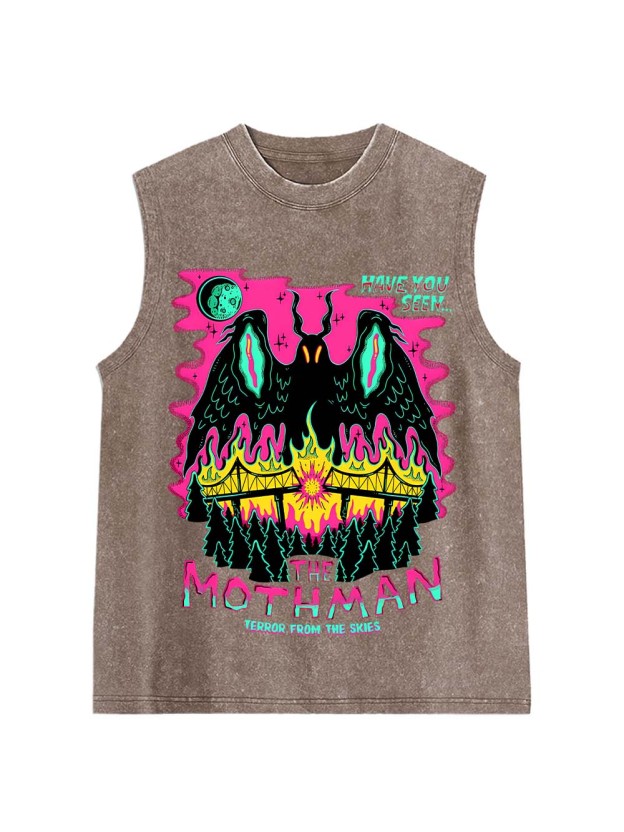 Mothman Washed Tank Top
