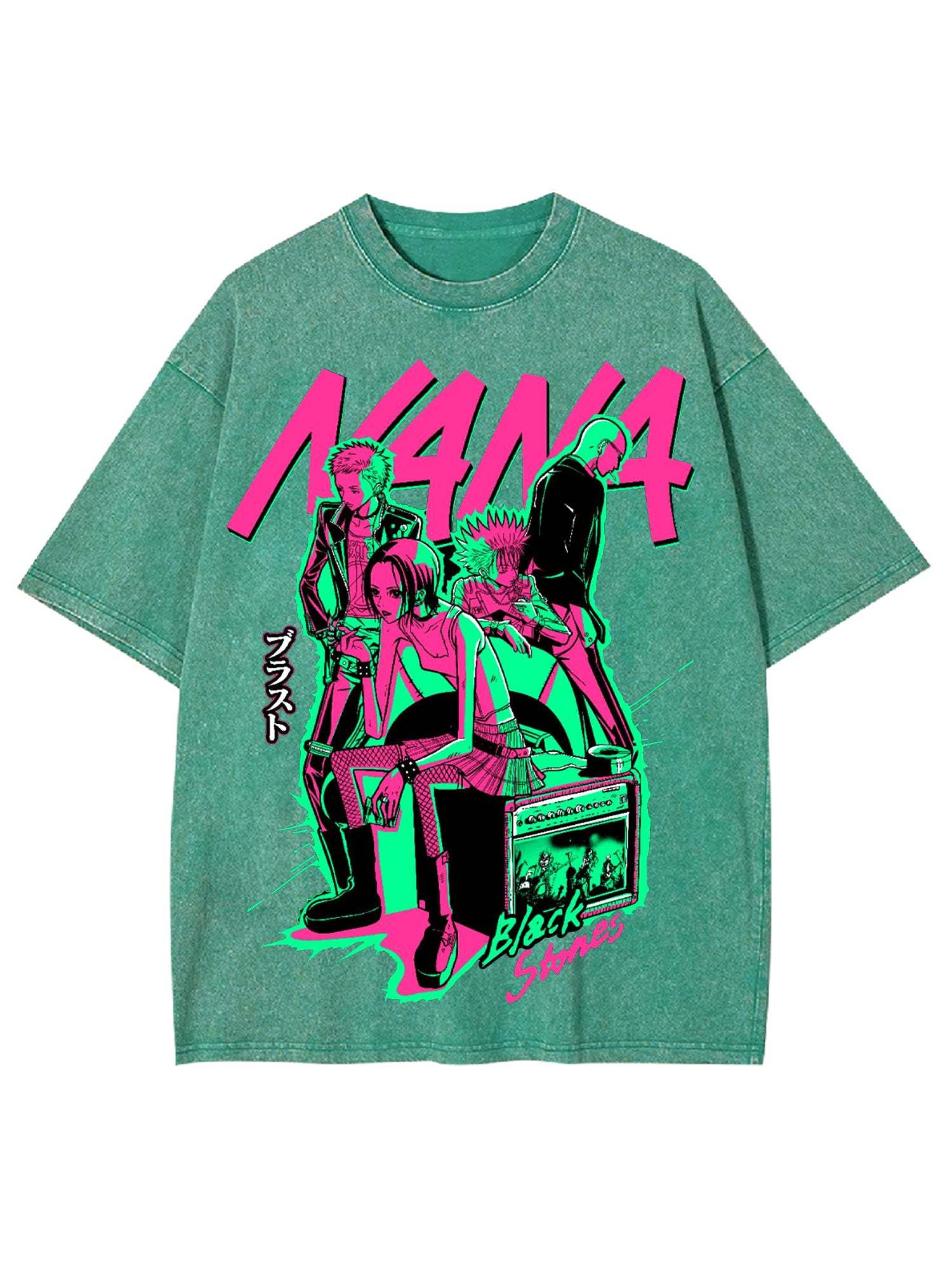 The Punk Spirit Of N4n4 Washed Tshirt