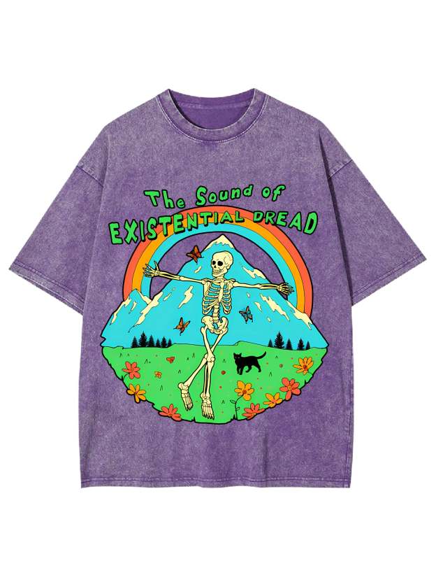 The Sound Of Existential Dread Washed Tshirt