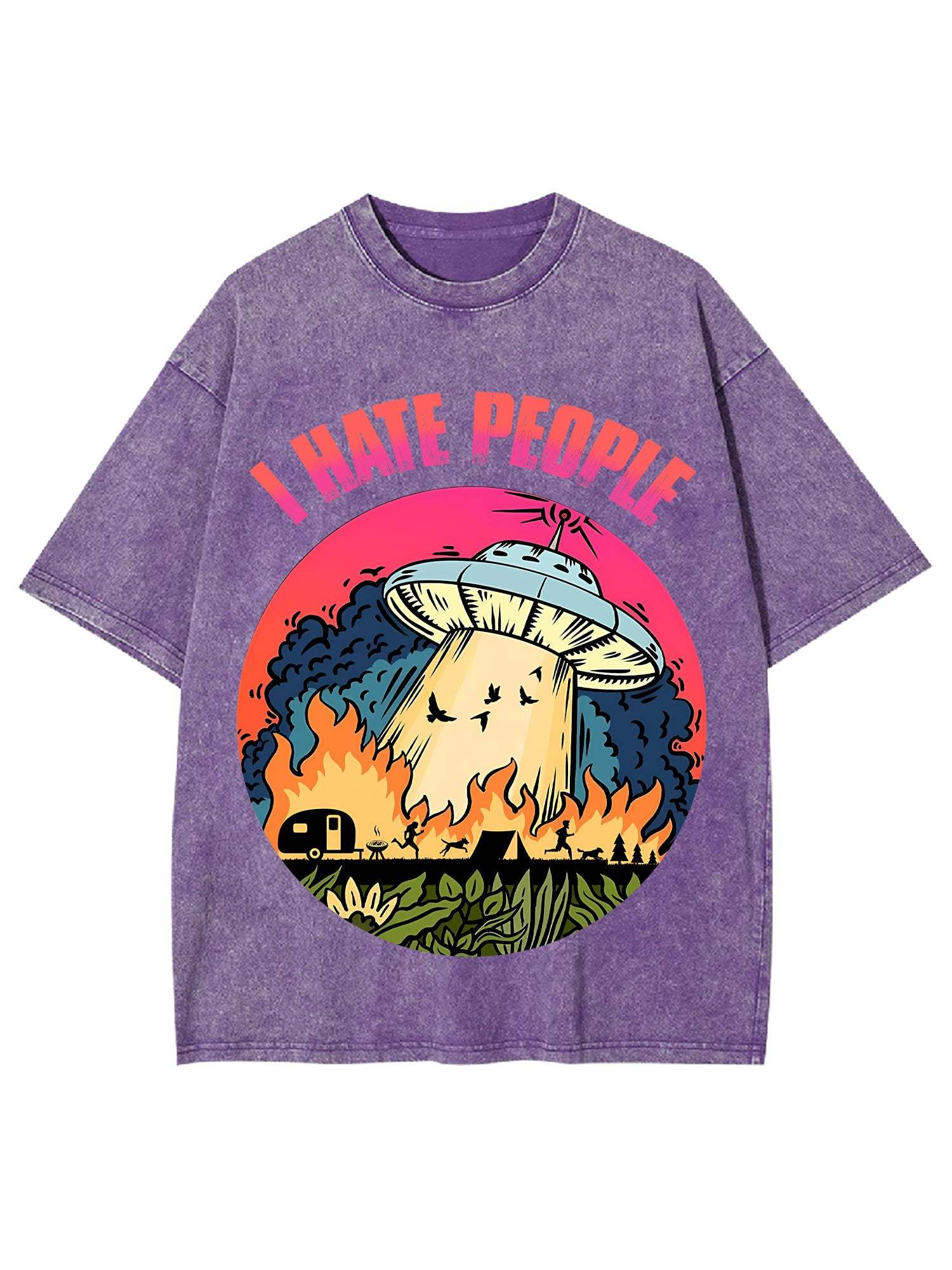 I Hate People Washed Tshirt