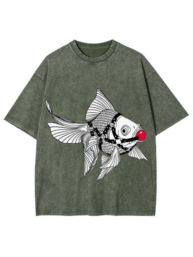 BOUND FISH WASHED TSHIRT