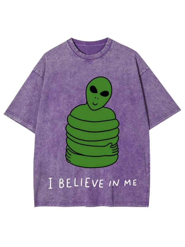 I Believe In Me Washed Tshirt