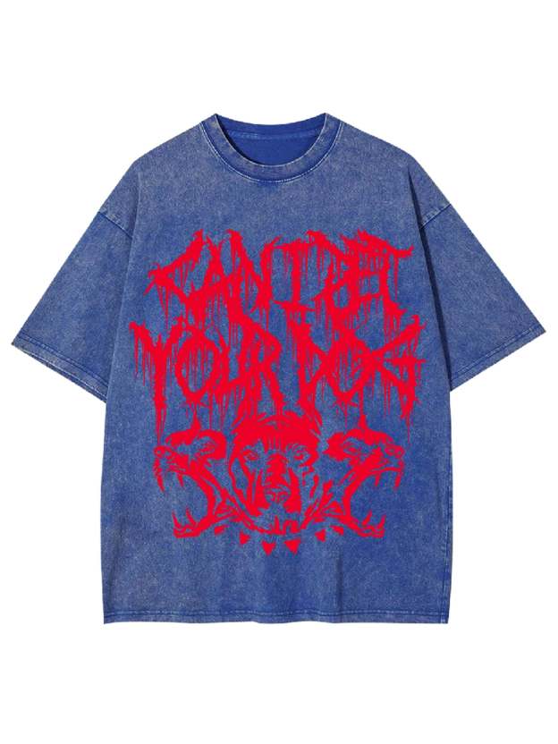 Can I Pet Your Dog Washed Tshirt