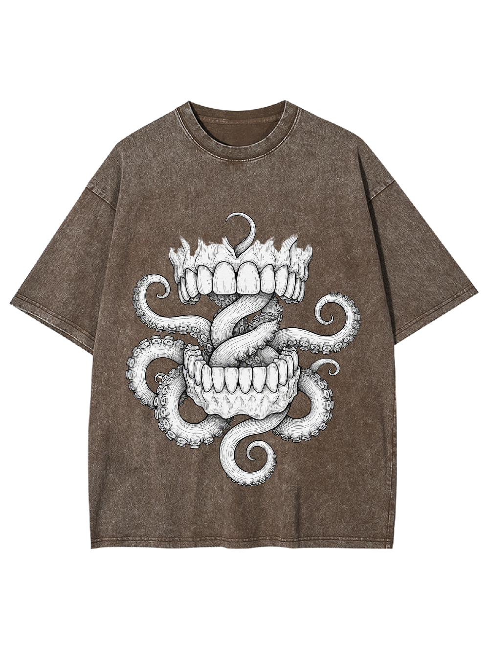 Tentacle Bite Washed Tshirt