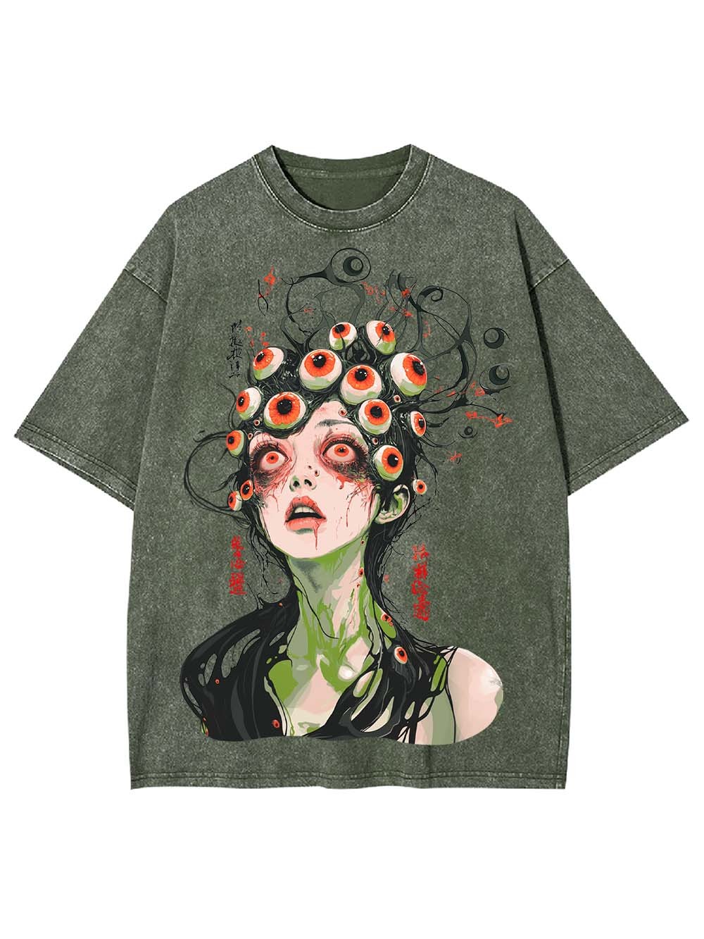 Eyeball Medusa Washed Tshirt