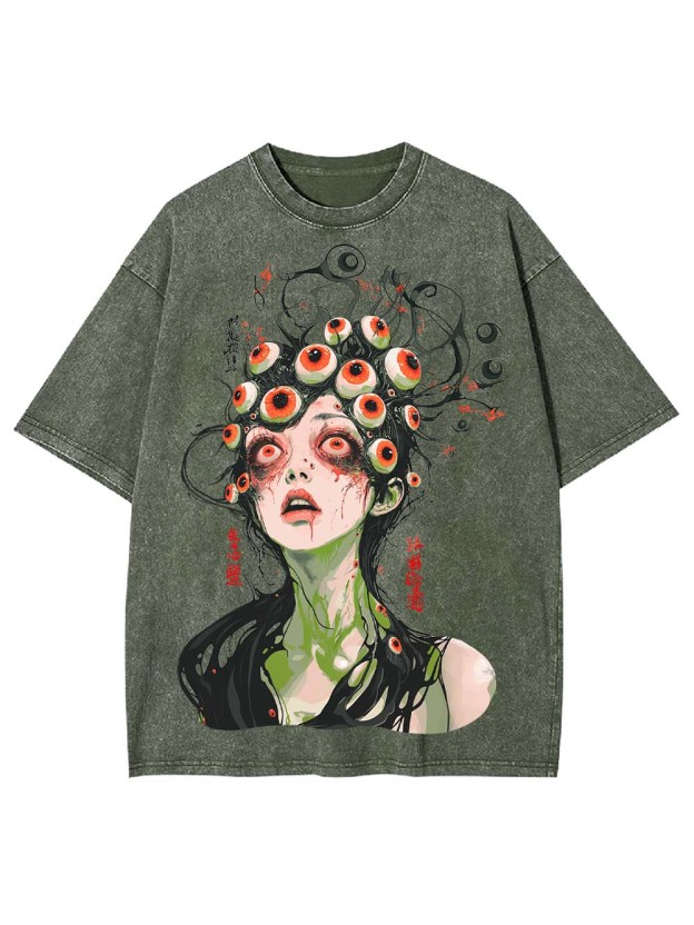 Eyeball Medusa Washed Tshirt